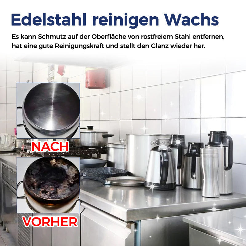 Gluschwein - Magische Nano-Technologie-Reinigungspaste für Edelstahl