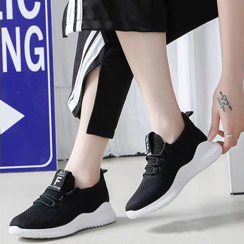Gluschwein - Neue atmungsaktive Mesh-Turnschuhe für Unisex Schwarz