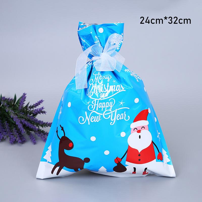 (🎄 Vente anticipée de Noël 🎄) Sacs cadeaux de Noël à cordon, réutilisables