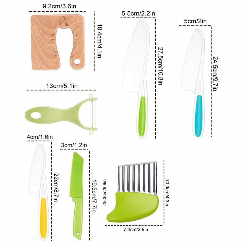 Kids Cooking Knife - Wecken Sie mit jedem sicheren Schnitt das Selbstvertrauen und die Kreativität Ihres Kindes