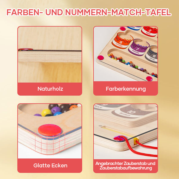 Gluschwein - Magnetisches Farb- und Zahlenlabyrinth