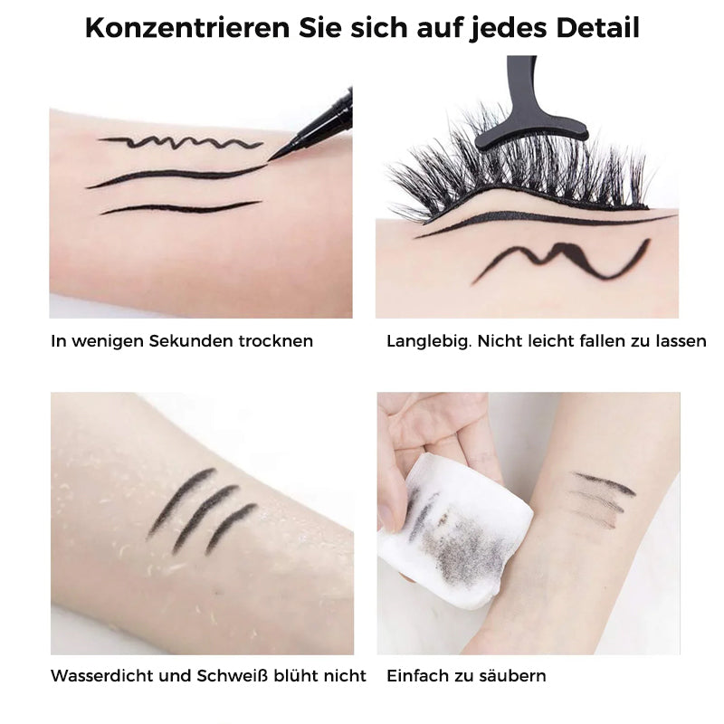 Gluschwein - Selbstklebender, Langlebiger Eyeliner-Wimpernklebestift