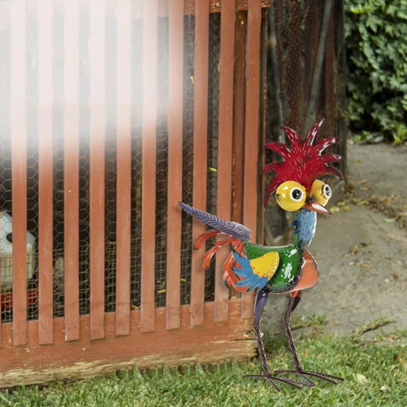 Gluschwein - Lustige Gartenhahnstatue🐓
