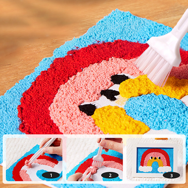Gluschwein - Pulp Poking Texture Painting DIY handgemachtes Spielzeug