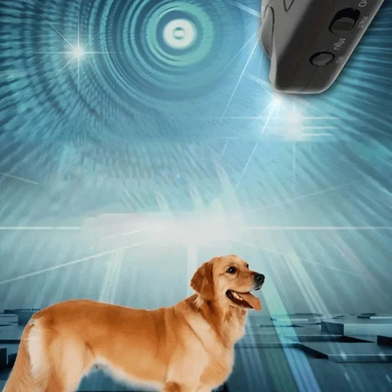 Répulsif animal ultrasonique lumineux portatif de contrôle d'écorce
