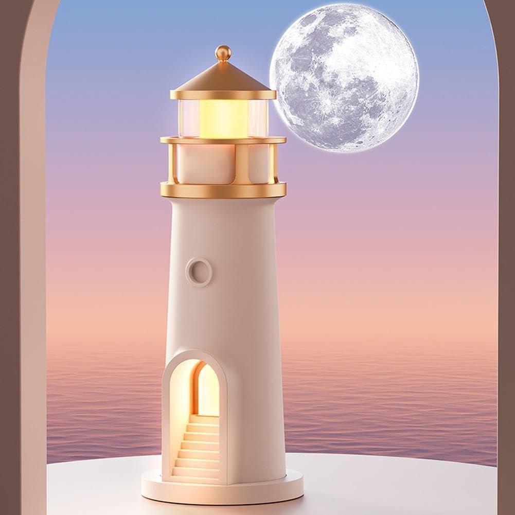 LightHouseLamp - con proyección de la luna