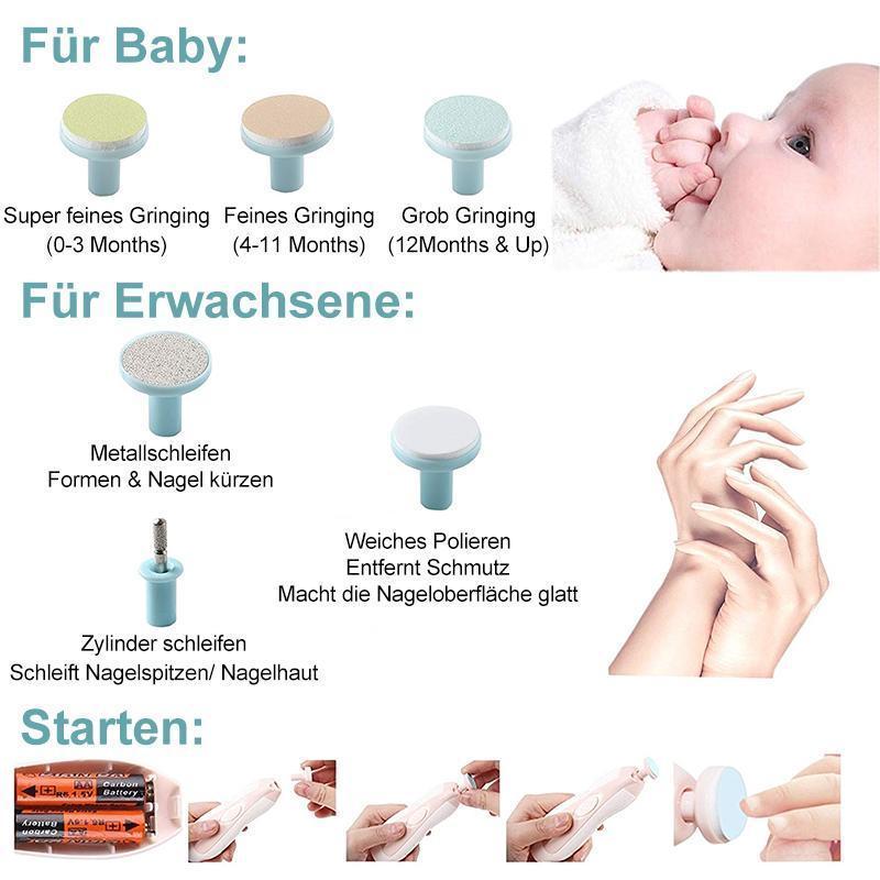 Gluschwein - Elektrischer Nagelschleifer für Baby