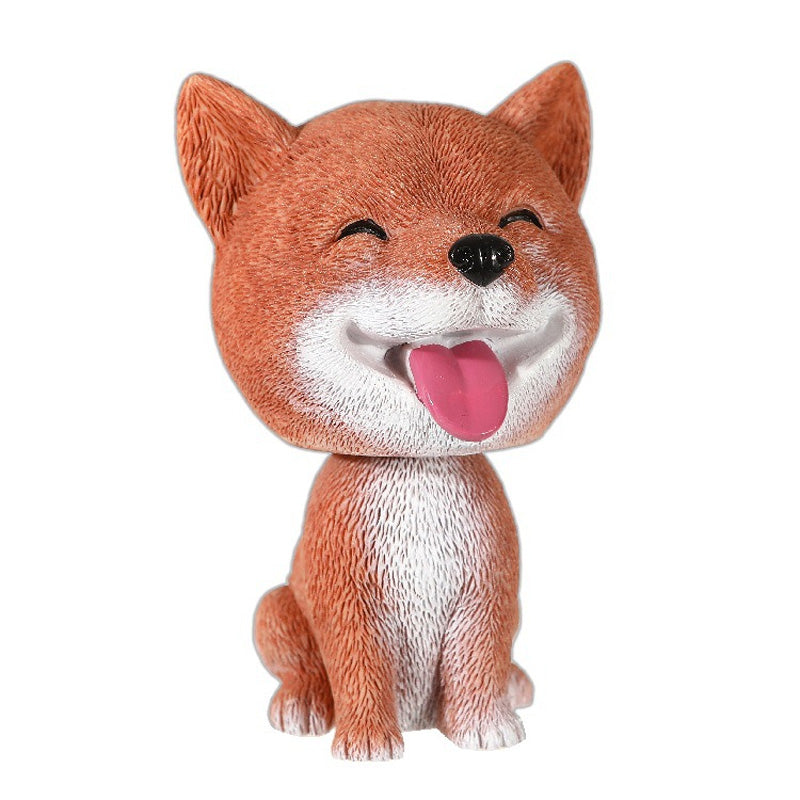 Gluschwein - Auto-Innendekoration aus Harz mit Hund