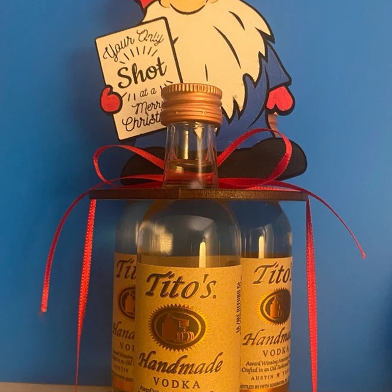 Gluschwein - Weihnachts-Mini-Weinflaschenhalter
