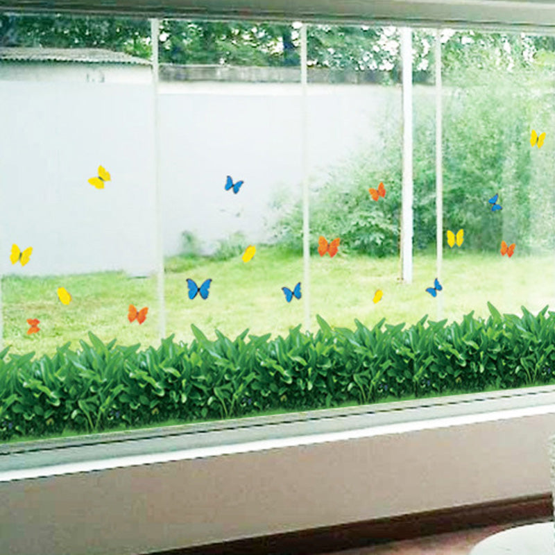 Gluschwein - Natürliche 3D-Blumen-Wanddekoration aus grünem Gras
