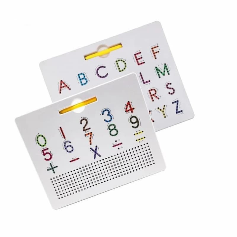 MagBoards - Doppelseitige Magnetbuchstaben-Tafel