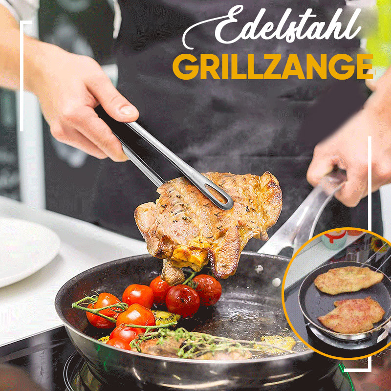 Gluschwein - Grillzange aus Edelstahl