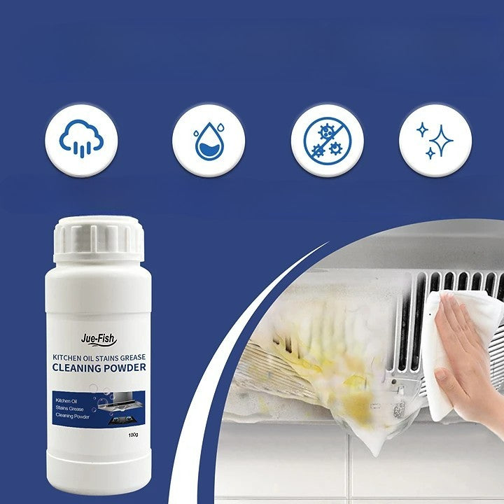 Puissant nettoyant en poudre tout usage pour la cuisine