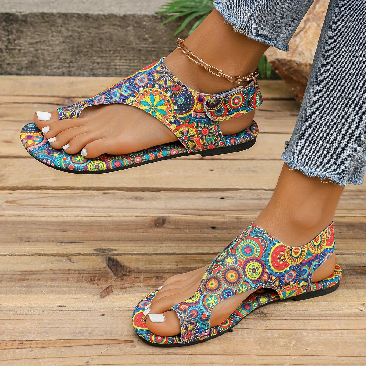 Vintage Bohemian Sandaler