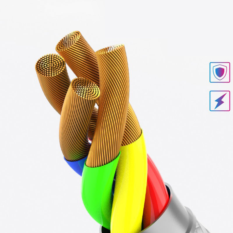 Câble de chargement à ressort en nylon tressé