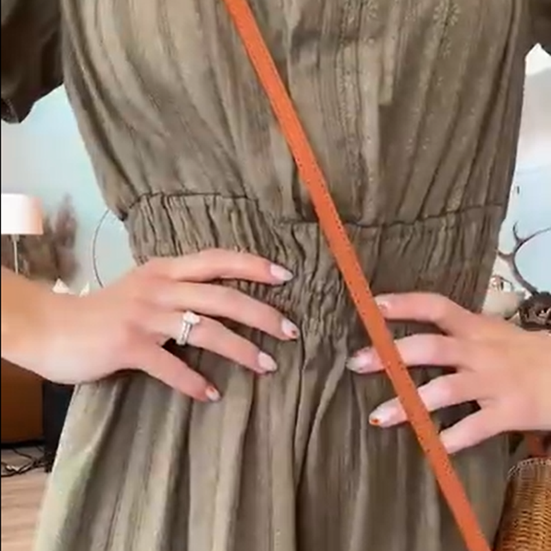 Gluschwein - Fließendes Maxikleid in A-Linie