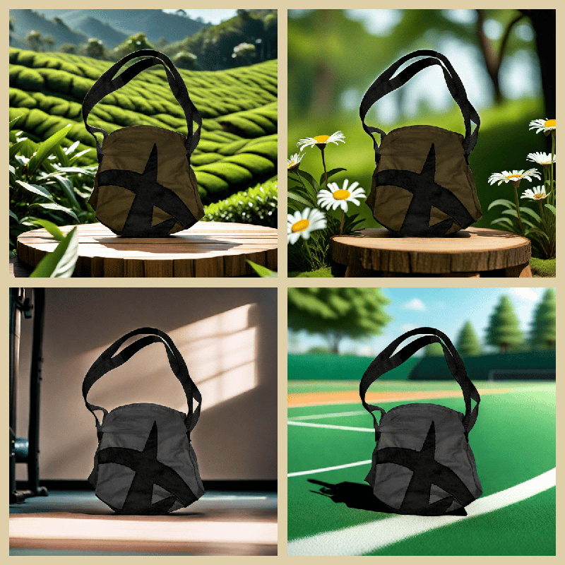 Gluschwein - Umwandelbare Picknickdecke Schultertasche