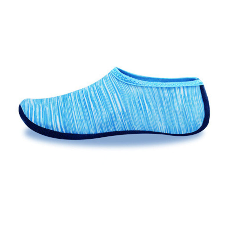 Gluschwein - Wasserschuhe für Damen und Herren, schnell trocknende Aqua-Socken Stripe Blue