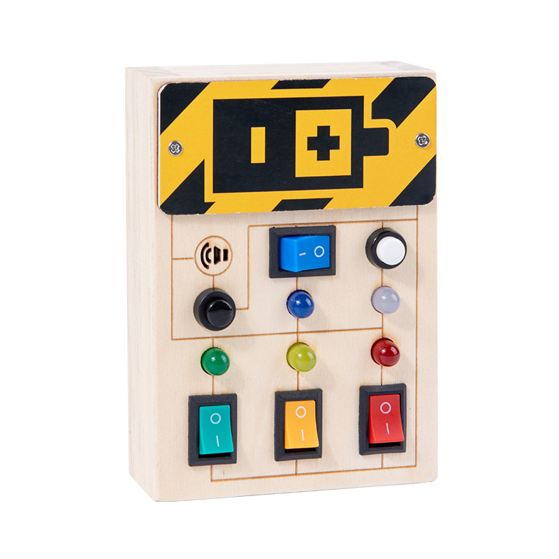 Gluschwein - Elektronisches Busy Board für Kinder rechteckige Platine