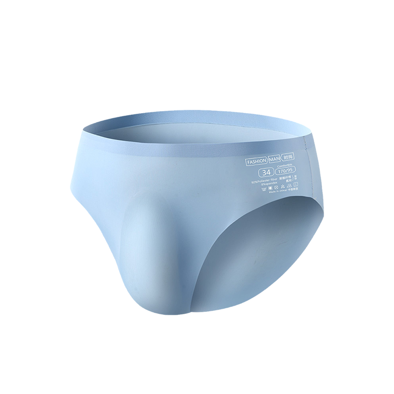 Gluschwein - Atmungsaktive, nahtlose Herren-Slips BLAU