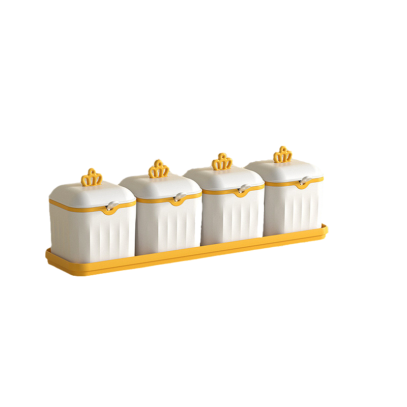 Gluschwein - Doppellagiges Gewürzbox-Set mit Tablett Weiss