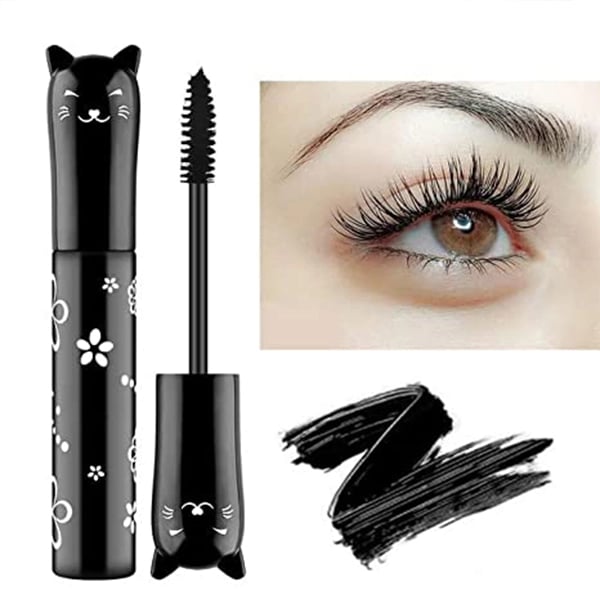 5D Seidenfaser-Mascara – Wimpernverlängernder Booster mit wasserfester Formel