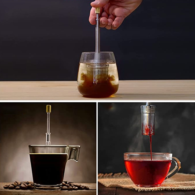 Gluschwein - (Vorverkauf, Versand nach dem 15. Juni) Manueller Kaffeefilter aus rostfreiem Stahl