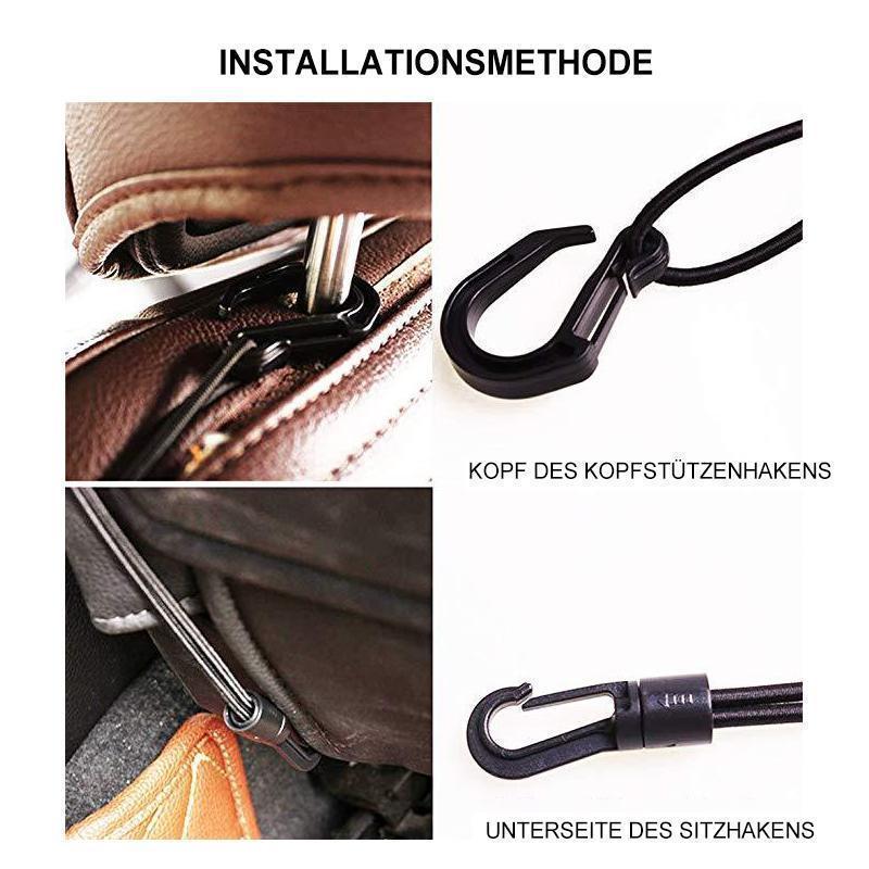 Gluschwein - Autositz Aufbewahrungsnetz Haken Organizer