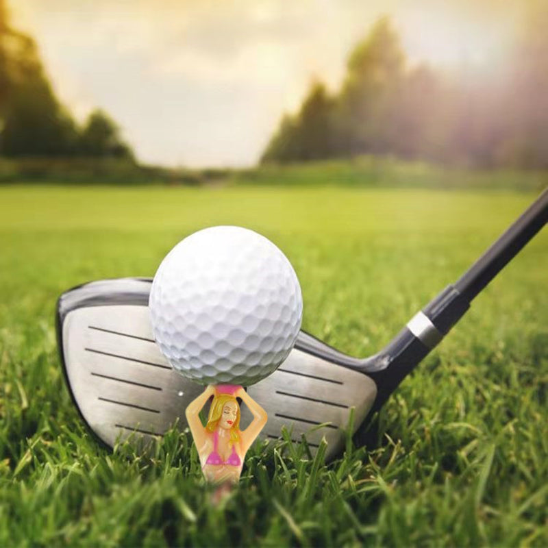 Gluschwein - Lustige Bikini-Mädchen Golf-Tee (6 Stück)