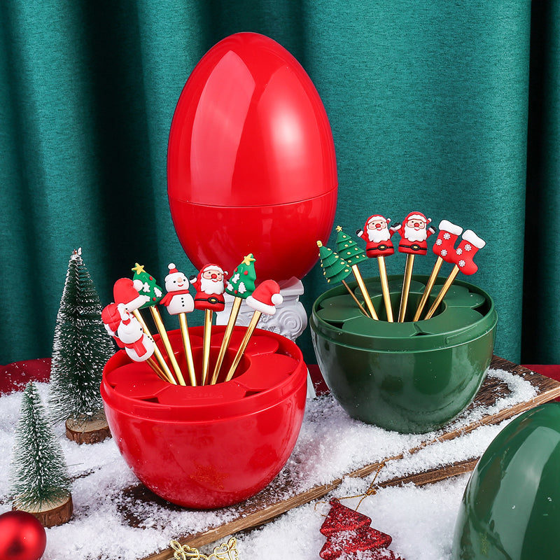 Ensemble de cuillères de Noël