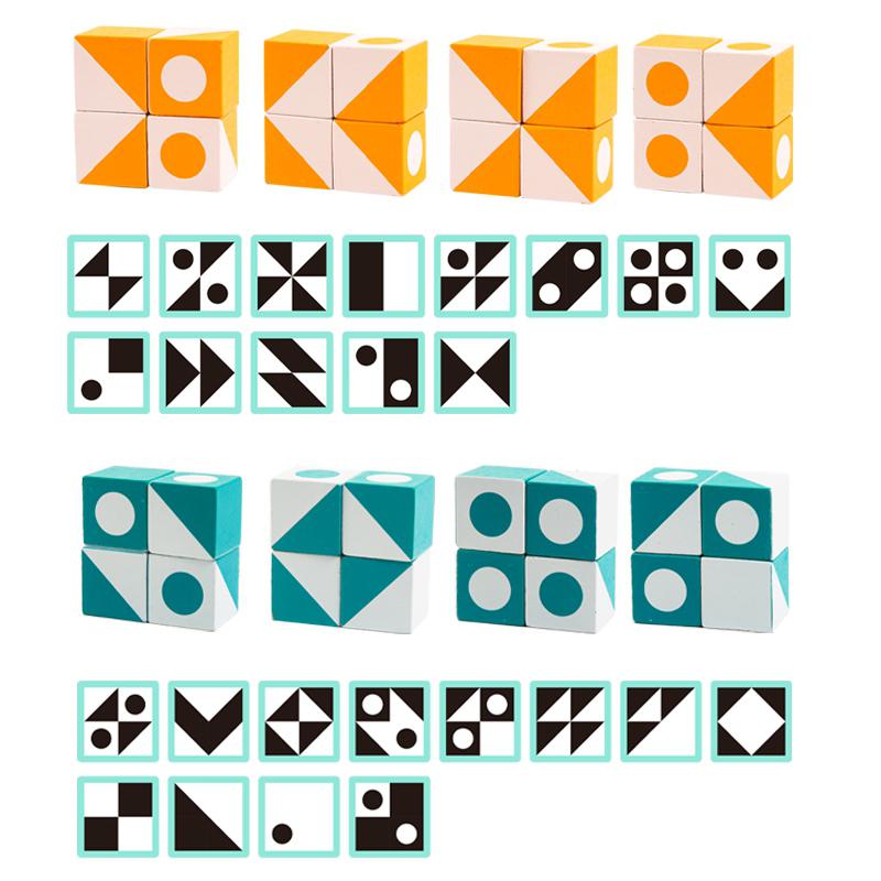 Gluschwein - Puzzle-Bauwürfel