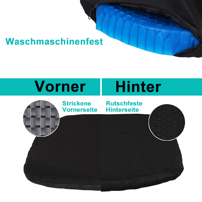 Gluschwein - Super Weich Silikon Rücken und Hintern Komfortkissen
