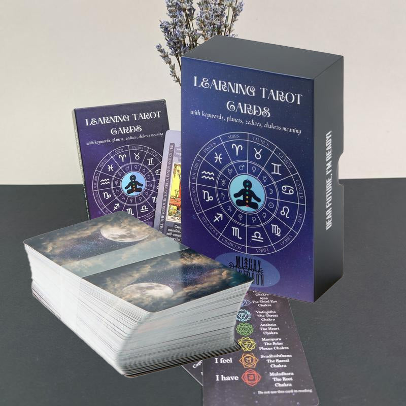Apprendre un jeu de cartes de tarot avec des significations