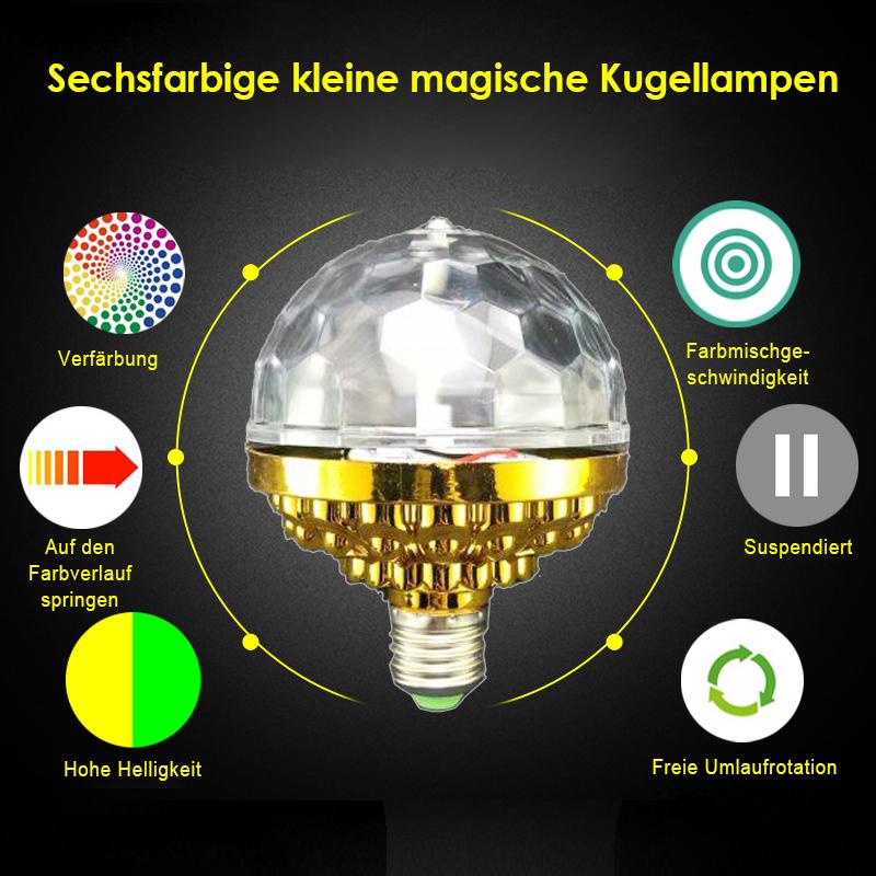 Gluschwein - LED Disco Bunte rotierende Glühlampen