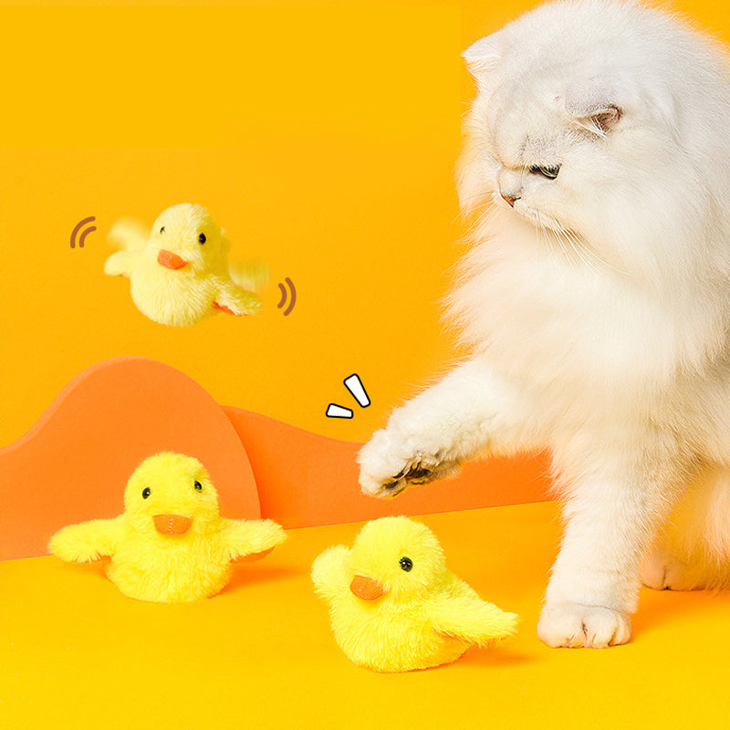 Gluschwein - Gelbes Entenspielzeug für Katze