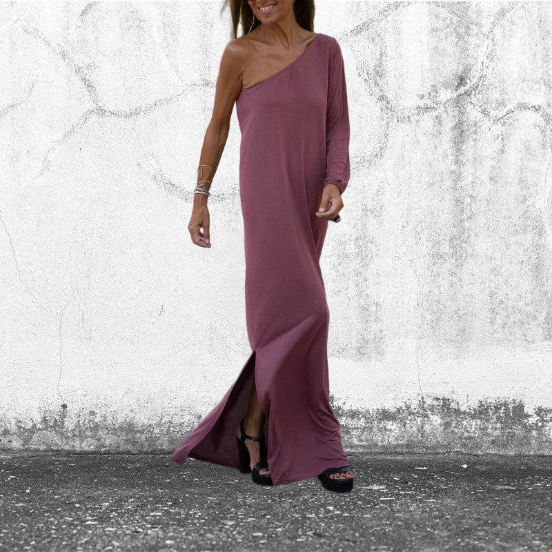 Gluschwein - Damen Freizeitkleid Langes Kleid