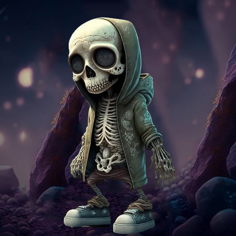 Gluschwein - Totenkopf-Puppenornamente