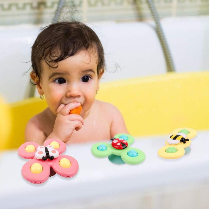 Gluschwein - Insekt Rotierendes Saugnapfspielzeug(3 Stk)