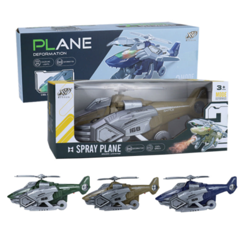 Gluschwein - LED-verwandelndes Dinosaurier-Helikopterspielzeug