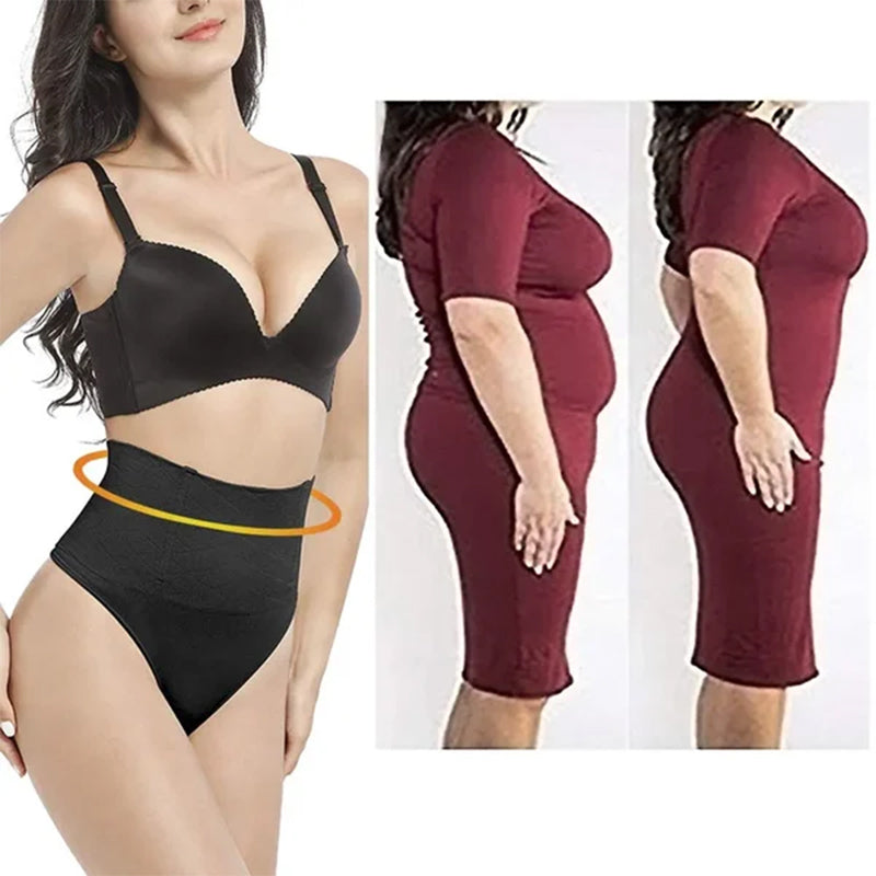 Gluschwein - Tanga zur Bauchkontrolle mit hoher Taille
