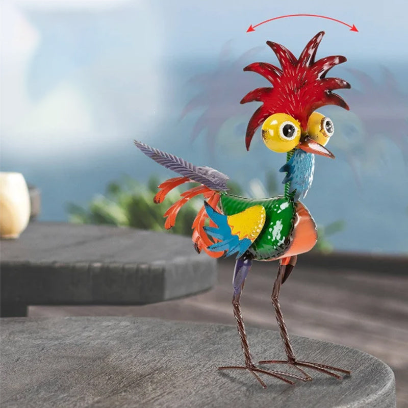Gluschwein - Lustige Gartenhahnstatue🐓