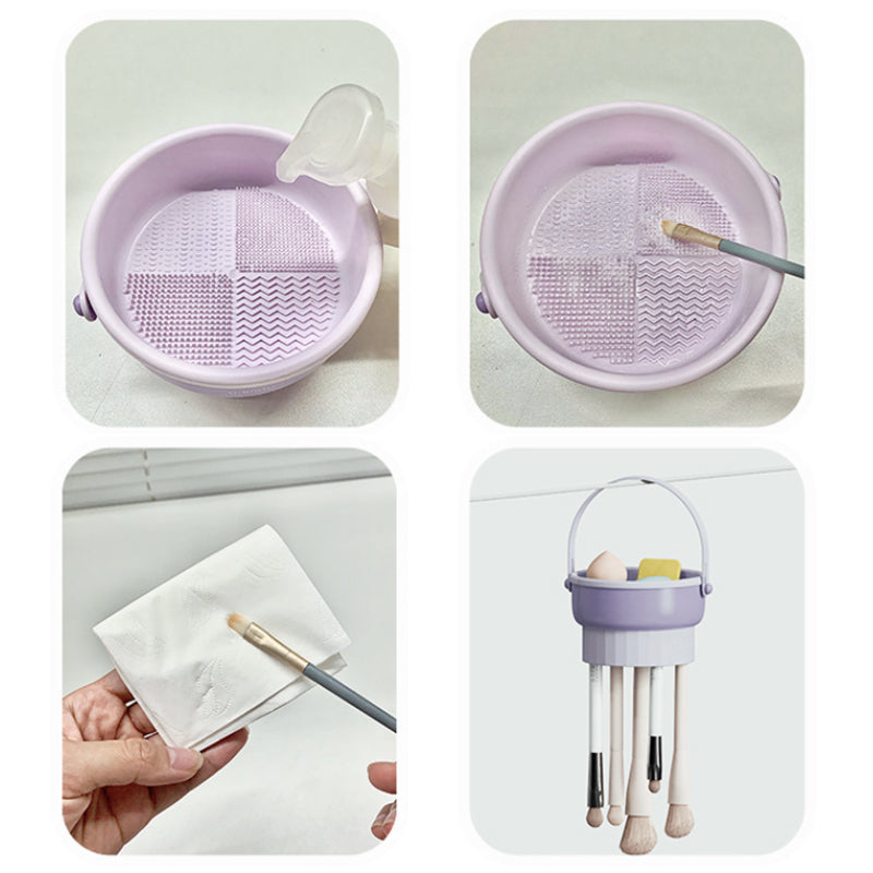 Gluschwein - 3-in-1-Reinigungsschüssel für Make-up-Pinsel