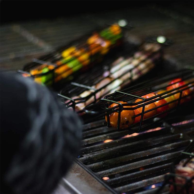 Gluschwein - Engeliebe Wiederverwendbarer Kabob Grillkorb