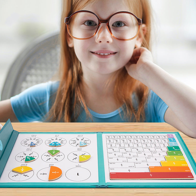 Gluschwein - Magnetisches Buch-Bruchteil-Puzzle für Kinder