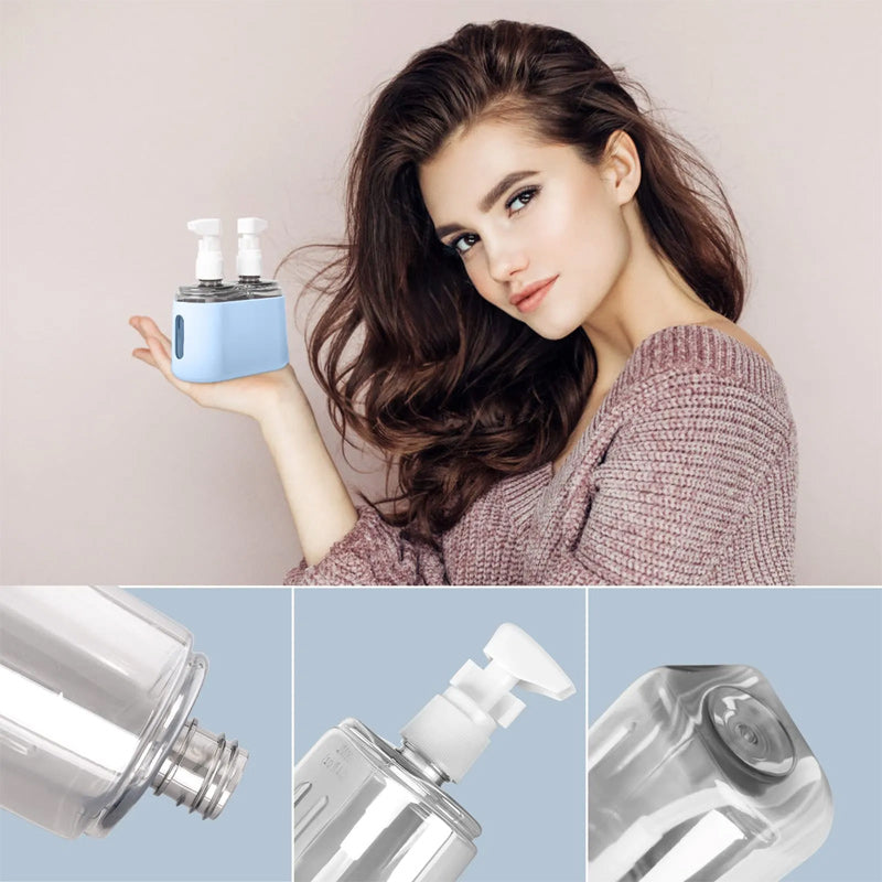 Gluschwein - Mini-Shampoo-Spender, tragbares Reiseflaschen-Set