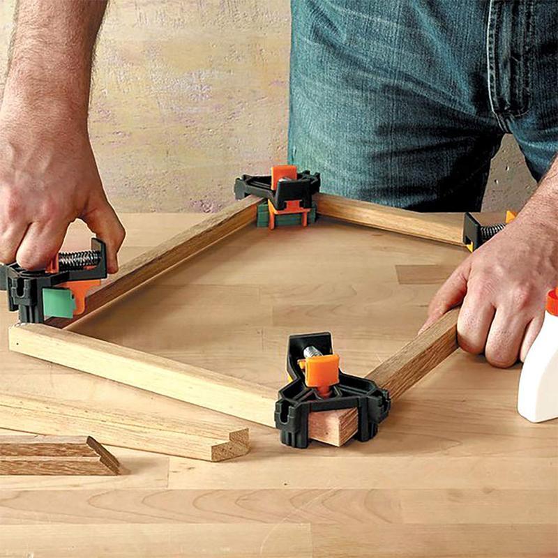 Gluschwein - 90 ° Ecke Klemmer für die Holzbearbeitung (4 Stücke)