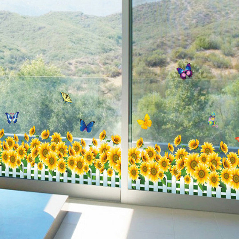 Gluschwein - Natürliche 3D-Blumen-Wanddekoration aus grünem Gras