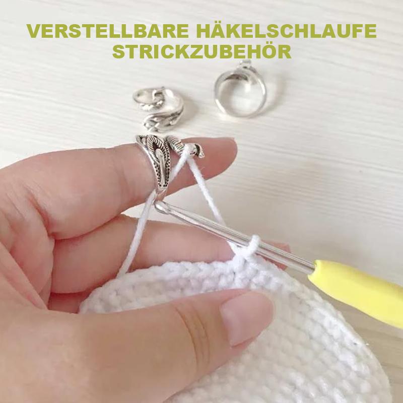 Gluschwein - Verstellbare Häkelschlaufe Strickzubehör