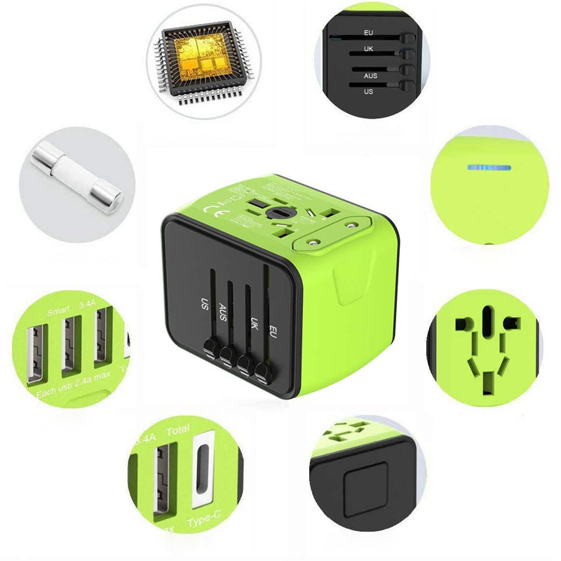 Gluschwein - Universal Smart Reiseadapter Spannungswandler