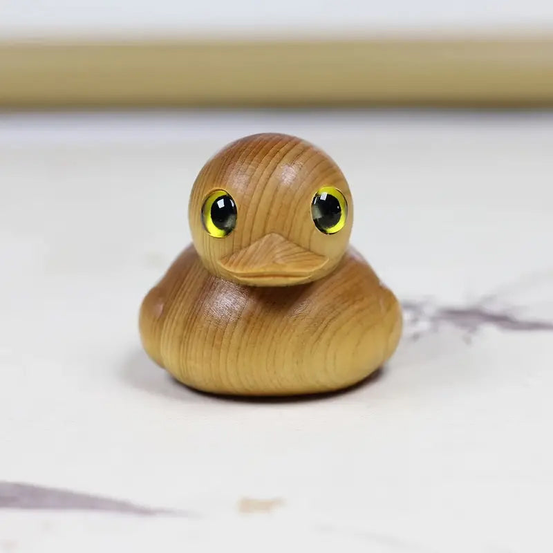 Gluschwein - Handgefertigte Gummiente aus Holz